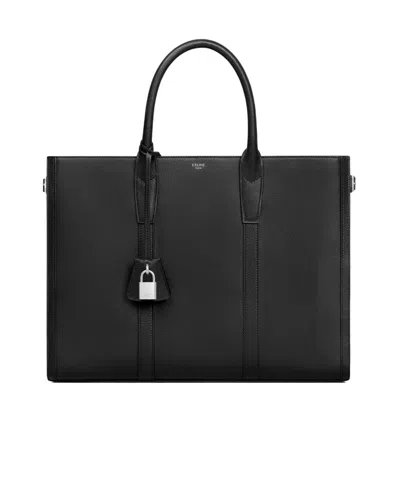 CELINE MEDIUM CABAS MALAQUAIS IN SUPPLE CALFSKIN