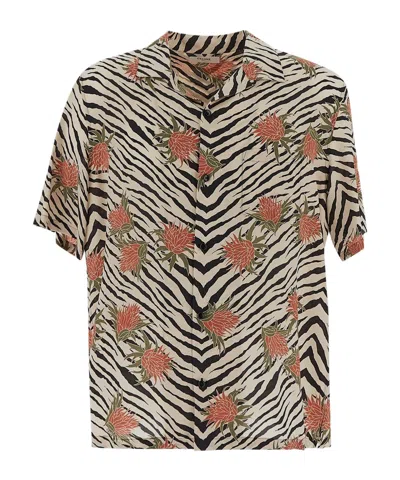 CELINE HAWAIIAN SHIRT IN PRINTED CRÊPE DE CHINE