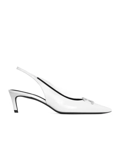 CELINE CELINE ALMA TRIOMPHE SLINGBACK IN GLOSSY CALFSKIN