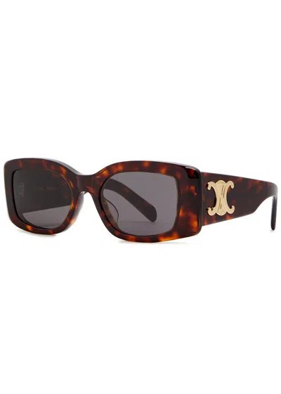 CELINE CELINE RECTANGLE-FRAME SUNGLASSES