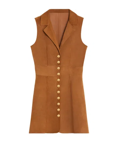 CELINE MINI DRESS IN SUEDE