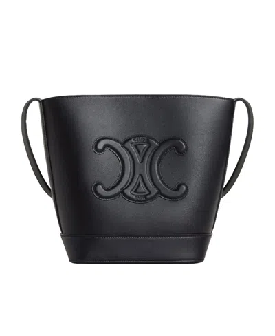 CELINE SMALL BUCKET CUIR TRIOMPHE IN SMOOTH CALFSKIN
