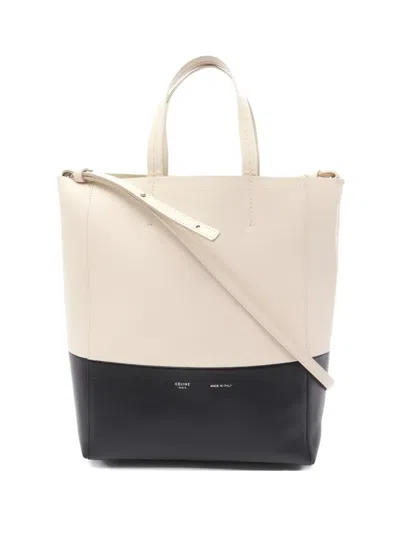 CELINE SMALL HIPPOPOTAMUS TWO-TONE TOTE BAG