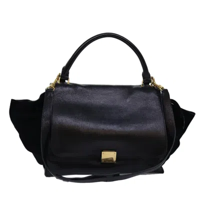 CELINE TRAPÈZE LEATHER HANDBAG (PRE-OWNED)