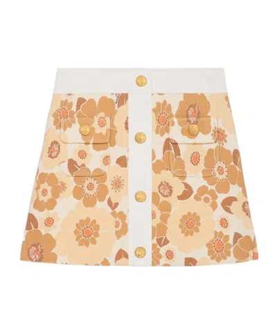 CELINE TRAPEZE MINI SKIRT IN WOOL JERSEY