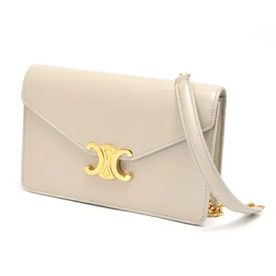 CELINE TRIOMPHE LEATHER WALLET (PRE-OWNED)