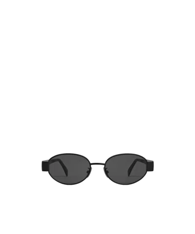 CELINE TRIOMPHE METAL 01 SUNGLASSES IN METAL