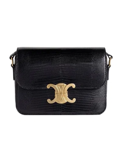 CELINE TEEN TRIOMPHE BAG IN LIZARD