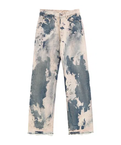 CELINE WESLEY JEANS IN INDIGO CLOUDS WASH DENIM