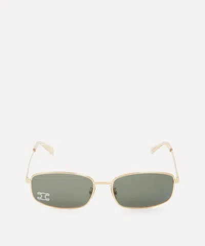 CELINE CELINE WOMEN'S RHINESTONE TRIOMPHE SQUARE SUNGLASSES