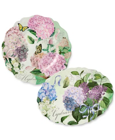 CERTIFIED INTERNATIONAL GARDEN PATH MELAMINE PLATTERS, SET OF 2