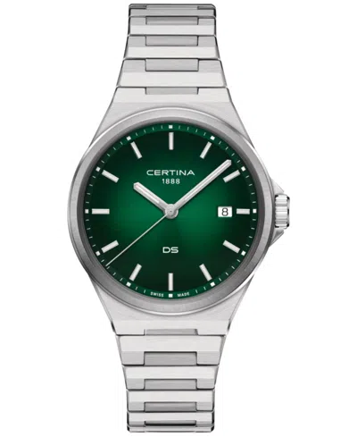 CERTINA MEN'S SWISS DS-7 STAINLESS STEEL BRACELET WATCH 39MM