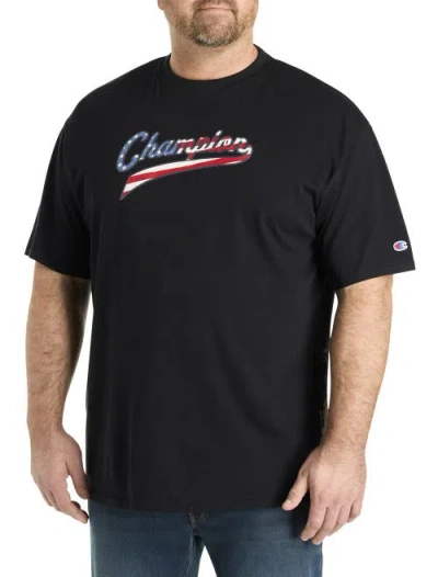 CHAMPION CHAMPION BIG & TALL AMERICANA SCRIPT T-SHIRT