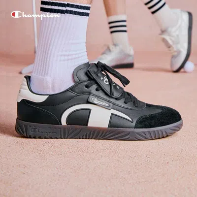 CHAMPION Champion 【品牌直营】德训鞋T头复古经典百搭运动休闲鞋低帮白鞋男