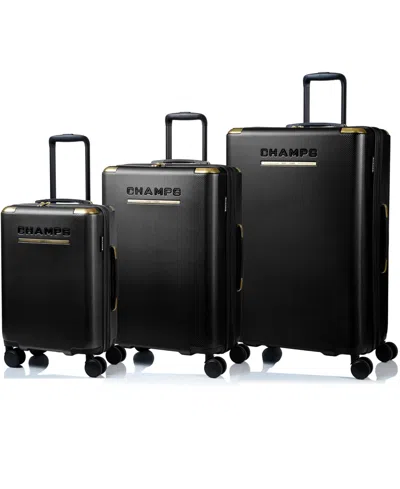 CHAMPS 3-PIECE LUXE II COLLECTION HARDSIDE LUGGAGE SET