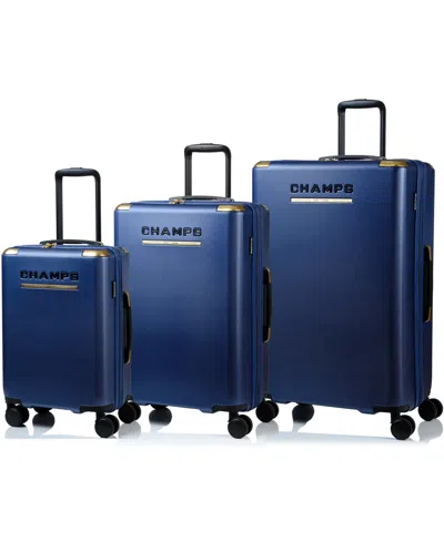 CHAMPS 3-PIECE LUXE II COLLECTION HARDSIDE LUGGAGE SET