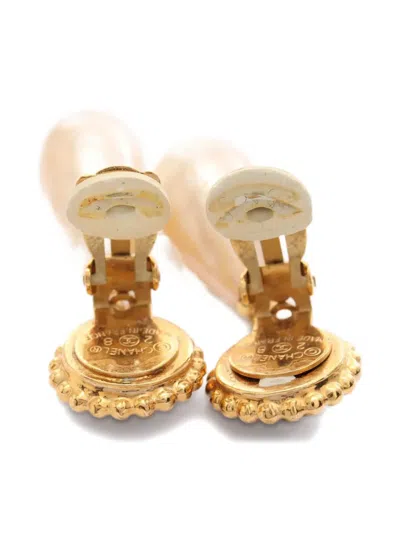 CHANEL 1986-1988 FAUX-PEARL EARRINGS