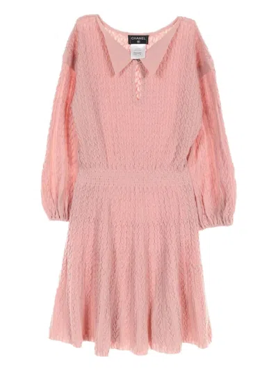 CHANEL 1986-1988 SHIRRED MINI DRESS