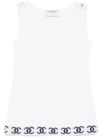 CHANEL 1990-2000S SLEEVELESS TOP