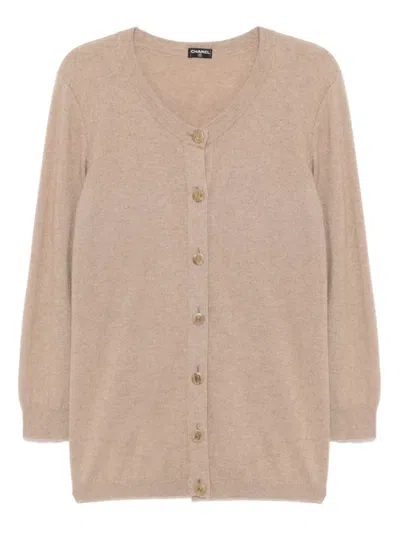 CHANEL 1990-2000S V-NECK CARDIGAN