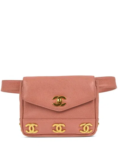 CHANEL 1992 TRIPLE CC BELT BUM BAG
