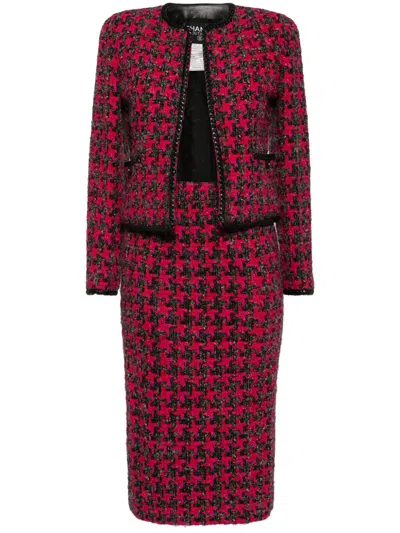 CHANEL 1994 TWEED SKIRT SUIT