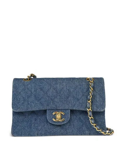 CHANEL 1998 SMALL DOUBLE FLAP SHOULDER BAG