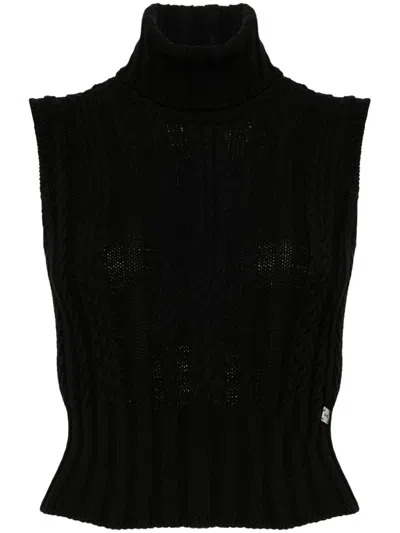 CHANEL 2002 SLEEVELESS TURTLENECK KNITWEAR