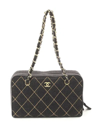 CHANEL 2003-2004 WILD STITCH SHOULDER BAG