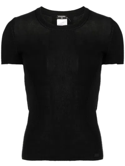 CHANEL 2003 CREW-NECK CASHMERE TOP