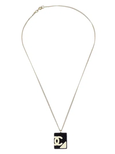 CHANEL 2005 CAMBON LIGNE PENDANT NECKLACE