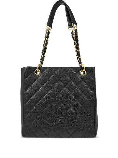 CHANEL 2005 PETITE SHOPPING TOTE BAG
