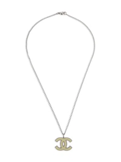 CHANEL 2006 INTERLOCKING CC-PENDANT NECKLACE