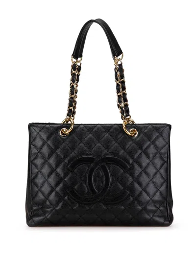 CHANEL 2008-2009 CAVIAR GRAND SHOPPING TOTE BAG