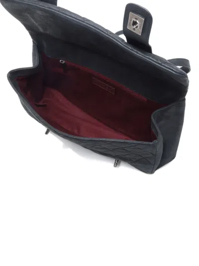 CHANEL 2010-2011 DIAMOND-QUILTED SHOULDER BAG