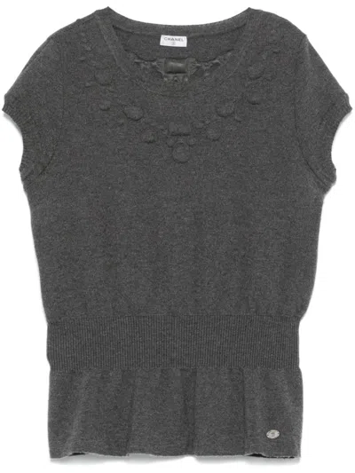 CHANEL 2010S WOOL TOP