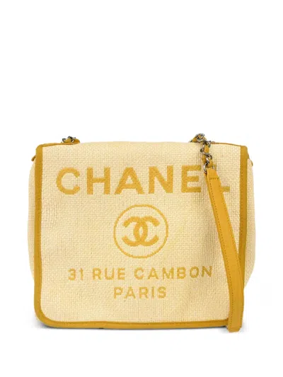 CHANEL 2015 DEAUVILLE SHOULDER BAG