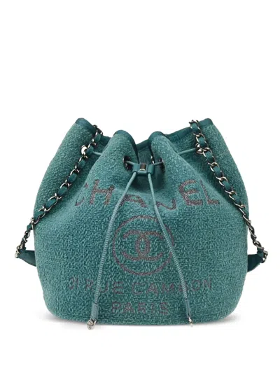 CHANEL 2019 DEAUVILLE BUCKET BAG