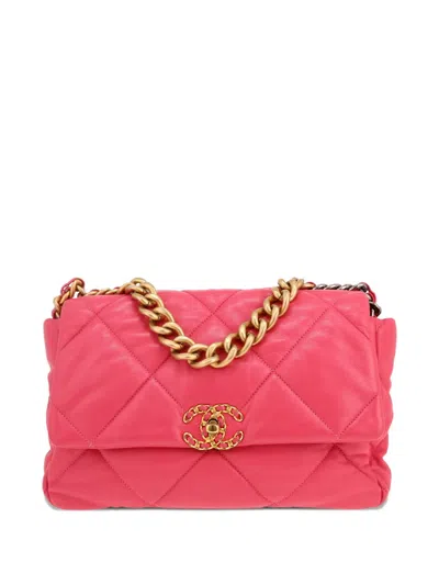 CHANEL 2020 LARGE CHANEL 19 SHOULDER BAG