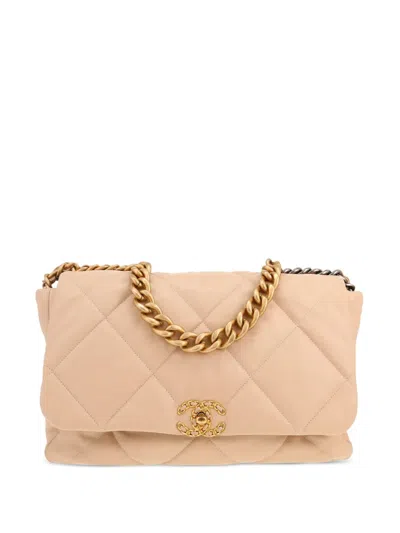 CHANEL 2020 LARGE CHANEL 19 TOTE BAG