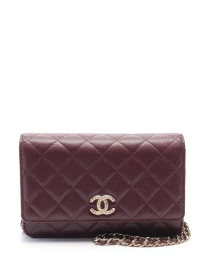 CHANEL 2021 CC QUILTED CHAIN WALLET