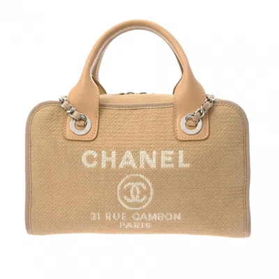 CHANEL CANVAS HANDBAG (PRE-OWNED)