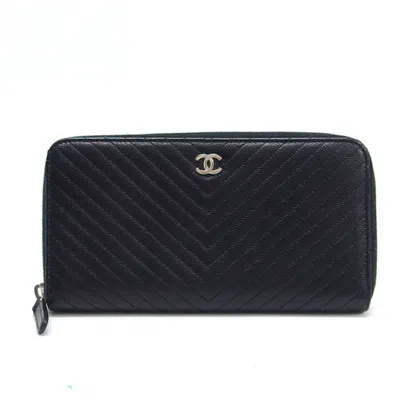 CHANEL CAVIAR LEATHER COIN PURSE/COIN CASE (PRE-OWNED)