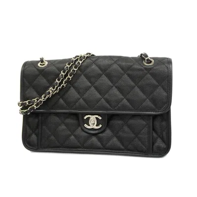 CHANEL CAVIAR LEATHER SHOULDER BAG (PRE-OWNED)