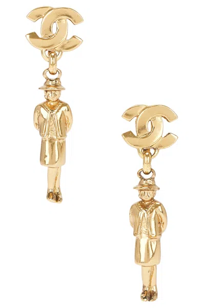 CHANEL CHANEL CC MADEMOISELLE CLIP-ON EARRINGS