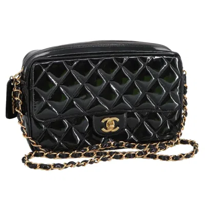 CHANEL CLASSIC FLAP PATENT LEATHER SHOULDER BAG (PRE-OWNED)