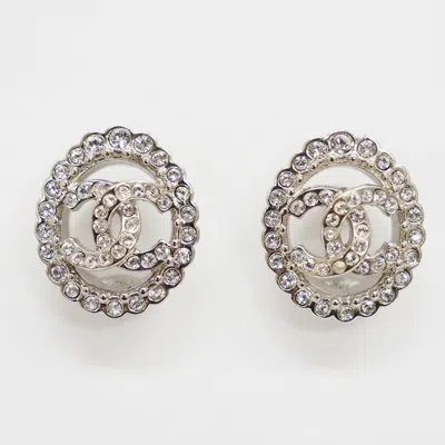 CHANEL COCO METAL STUD EARRINGS (PRE-OWNED)