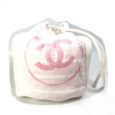 CHANEL COTTON SHOULDER BAG (PRE-OWNED)