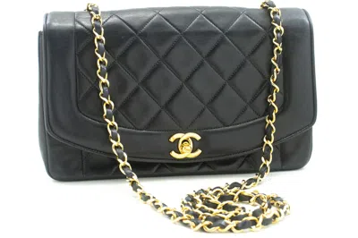 CHANEL DIANA LEATHER SHOULDER BAG (PRE-OWNED)