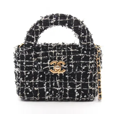 CHANEL FABRIC SHOULDER BAG (PRE-OWNED)